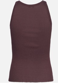 Rosemunde Belize Ribbed Tank - Fudge