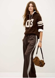 Ba&sh Joshua Sporty Trouser - Chocolate