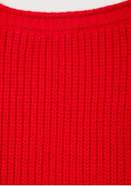 American Vintage Crashway Ribbed Jumper - Scarlet