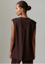 Day Birger et Mikkelsen Francine Sleeveless Vest - Chocolate Plum