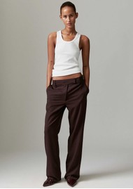 Day Birger et Mikkelsen Liliane Wide Leg Trousers - Chocolate Plum