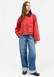 SKALL Gaby City Organic Cotton jacket - Aurora Red