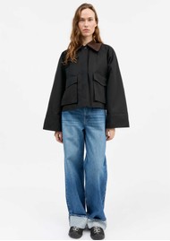 SKALL Gaby City Organic Cotton jacket - Black/Brown