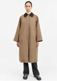 SKALL Gaby Long Jacket - Taupe Brown