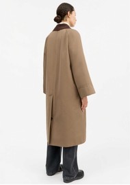SKALL Gaby Long Jacket - Taupe Brown