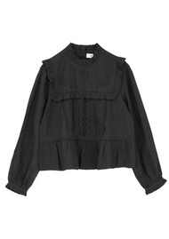 SKALL Jardin Organic Cotton Blouse - Black