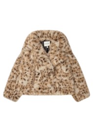 MUNTHE Lestine Faux Fur Jacket - Camel