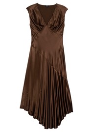 Rails Eleni Satin Dress - Espresso