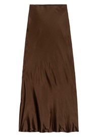 Rails Romina Satin Midi Skirt - Espresso