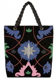 WILD Tampico Beaded Bag - Black