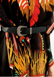 WILD Lars Studded Belt - Black