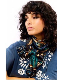 WILD Nouveau Western Scarf - Blue
