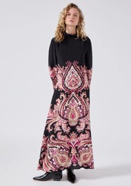 HAYLEY MENZIES Grace Silk Dress - Jimi Black