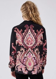 HAYLEY MENZIES Patti Silk Shirt - Jimi Black