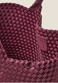 NAGHEDI St Barths Medium Tote Bag - Bordeaux