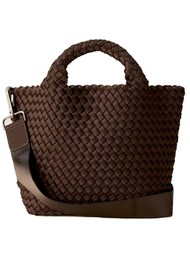 NAGHEDI St Barths Small Tote Bag - Chocolate