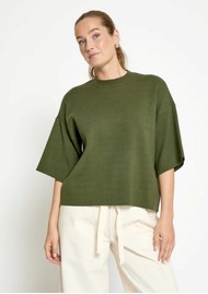 MINUS Mslupi Knit T-Shirt - Rifle Green