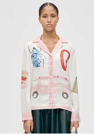 STINE GOYA Loose Long Sleeve Shirt - Camp