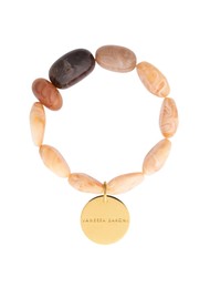 VANESSA  BARONI Unique Flex Bracelet - Creme Brulee Marble