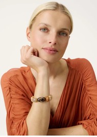 VANESSA  BARONI Unique Flex Bracelet - Creme Brulee Marble