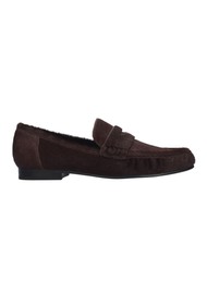 BIBI LOU Lyra Pony Fur Loafer - Marron