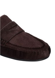 BIBI LOU Lyra Pony Fur Loafer - Marron