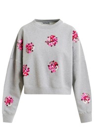 ESSENTIEL ANTWERP Itro Embellished Sweatshirt - Shadow
