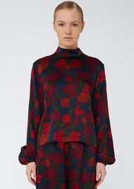 STELLA NOVA Silk Blouse - Flower Forest