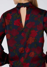 STELLA NOVA Silk Blouse - Flower Forest