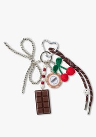 DAY ET Day Choc Bag Charm - Choc Plum