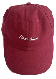 LESCARF Bisou cap - Wine Red