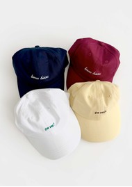 LESCARF Bisou cap - Wine Red