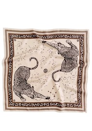 LESCARF Gemini Silk Scarf - Sand