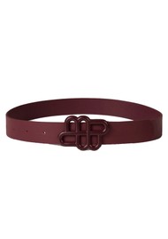MUNTHE Latter Belt - Bordeaux