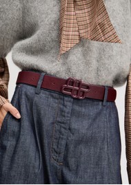 MUNTHE Latter Belt - Bordeaux
