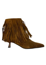 BIBI LOU Bootie Serra Heeled Tassell Boot - Cuero