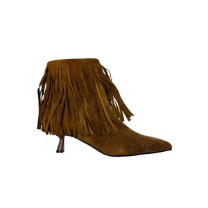 Bootie Serra Heeled Tassell Boot - Cuero