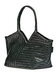 CALA JADE Humi Woven Tote Bag - Green Gables