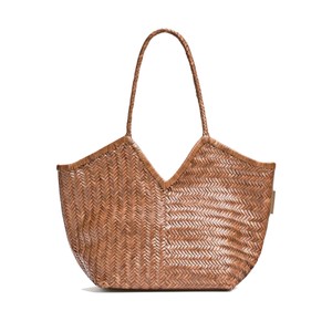 Humi Woven Tote Bag - Taupe