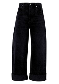 CITIZENS OF HUMANITY Ayla High Rise Baggy Jean - Solid Black