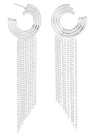 RACHEL JACKSON Evolve Chandelier Earrings - Silver
