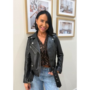 Core Biker Jacket - Black