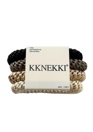 KKNEKKI Hair Tie Bundle 4 Pack - Champagne Olive
