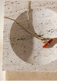 RACHEL JACKSON Vitality Carnelian T-Bar necklace - Gold
