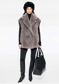 STAND STUDIO Clary Wool Vest - Grey