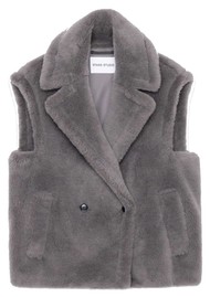 STAND STUDIO Clary Wool Vest - Grey