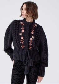 HAYLEY MENZIES Alpaca Blend Gloria Cardigan - Black