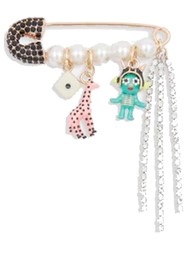 ESSENTIEL ANTWERP Imora Pin Brooch - Combo1/Gold