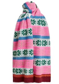 ESSENTIEL ANTWERP Icharpe Jacquard Knit Scarf - Combo1/Off White
