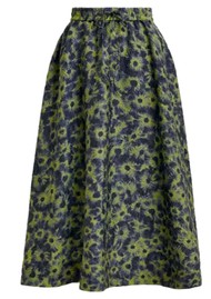 ESSENTIEL ANTWERP Isebel A-Line Midi Skirt - Brat Olive